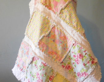 Baby Blanket, Rag Quilt, Baby Girl, Pink Baby Blanket, Rag Blanket, Baby Quilt, Handmade Blanket, Handmade Quilt, Infant Quilt, 33" x 39"
