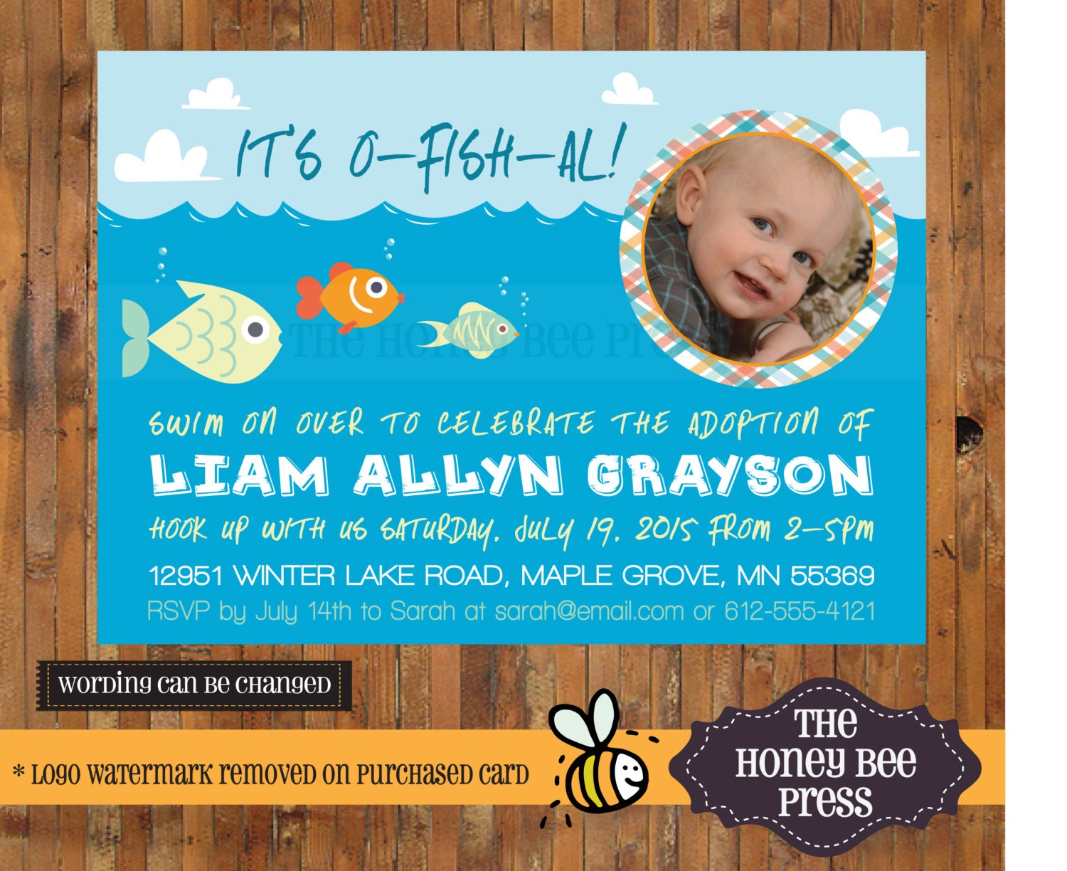 Adoption Ceremony Invitations 9