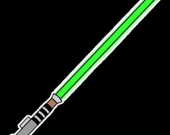 Star Wars Lightsaber SVG Cut for Cricut and Silhouette-eps-dxf also included! Free Yoda outline.