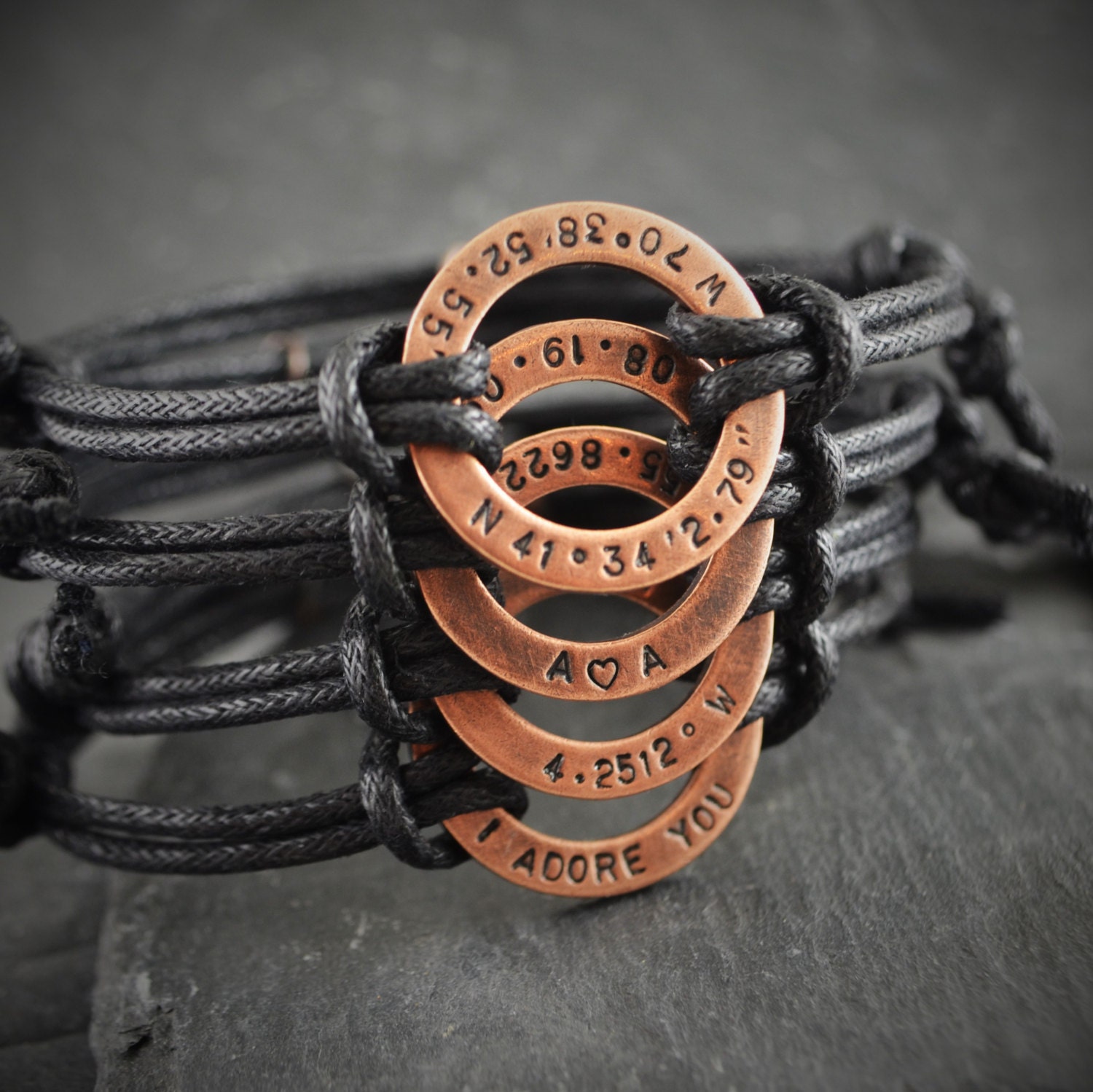 Personalised bracelet bracelet for boyfriend bracelet