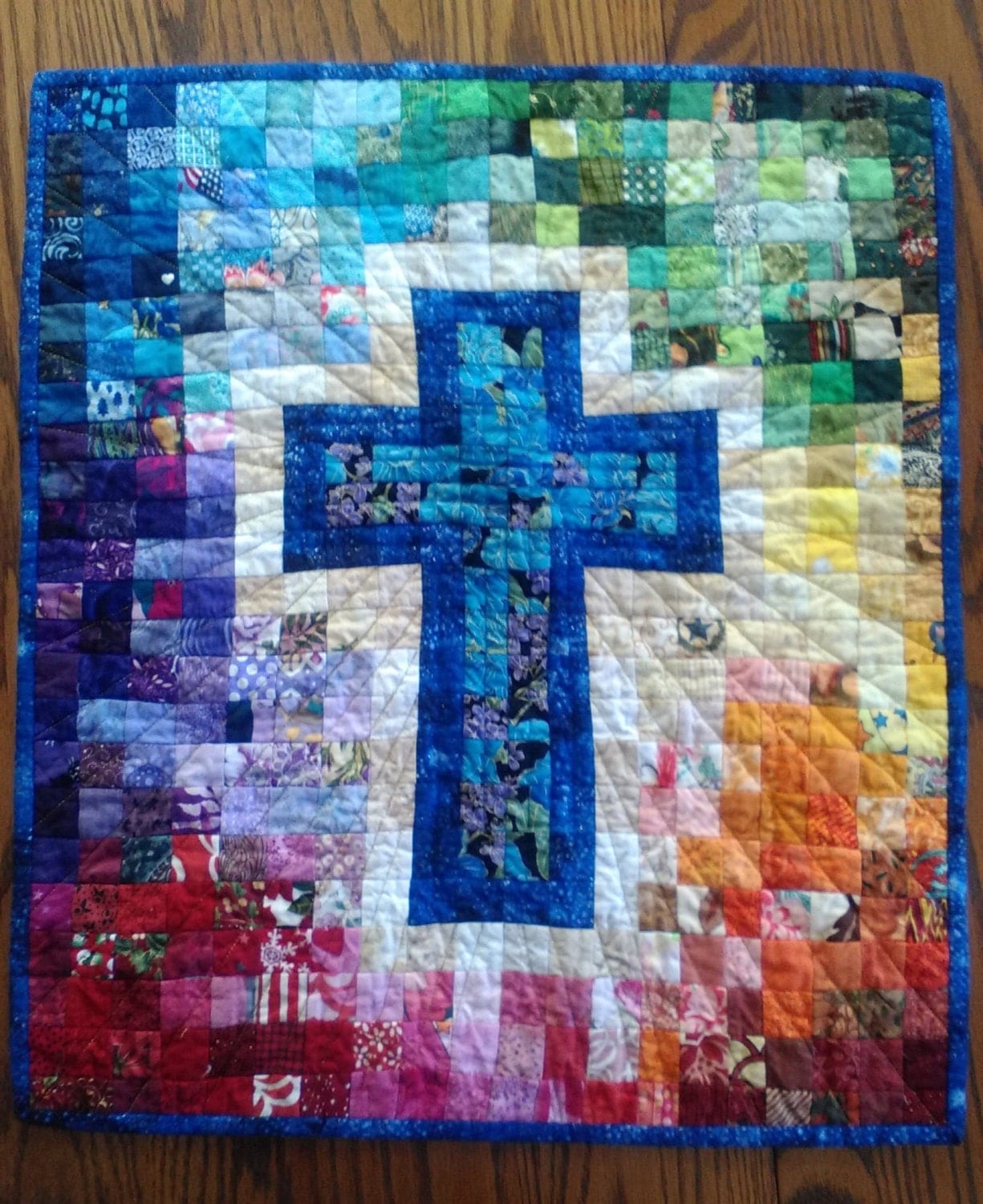 quilt-pattern-watercolor-rainbow-religious-cross-christian