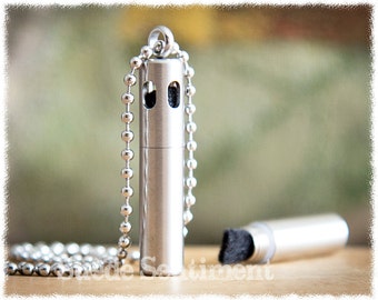 Mens Aromatherapy Necklace • Oil Diffuser Jewelry • Gifts For Men • Aromatherapy Jewelry • Mens Necklace