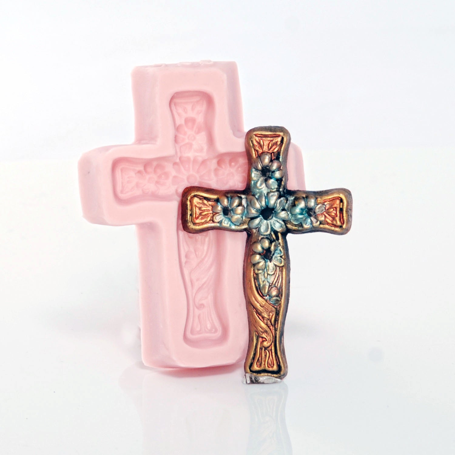 Silicone Cross Mold Mould for Fondant Gum Paste Chocolate