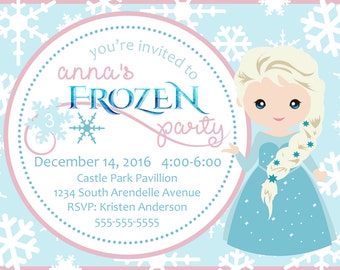 Frozen Birthday Invitation