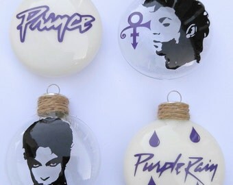 Prince Ornaments - set of four