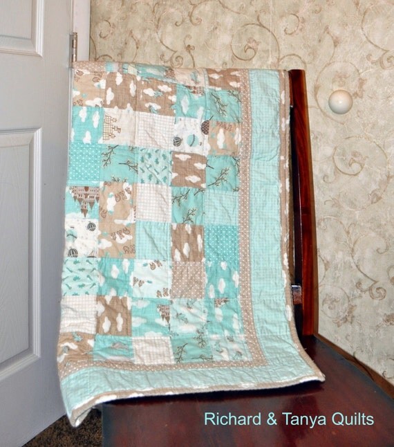 Simple Squares Baby Quilt Pattern by RichardQuilts on Etsy