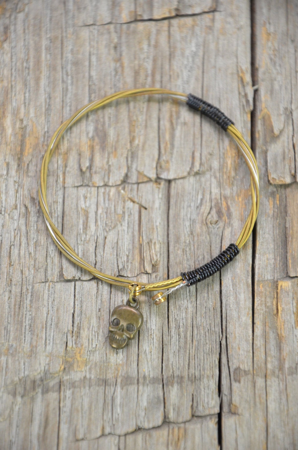 Guitar String Bracelet by JustBeadHappy2 on Etsy