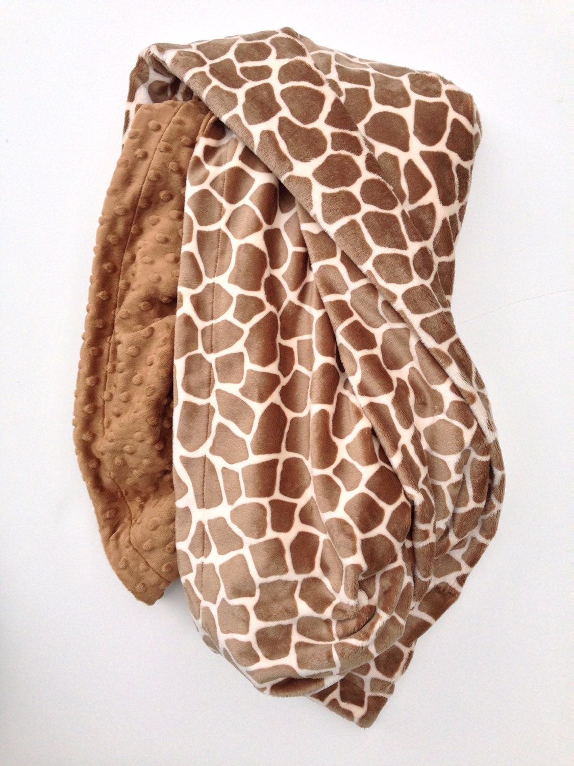 Minky Baby Blanket Giraffe Baby Blanket Animal Print