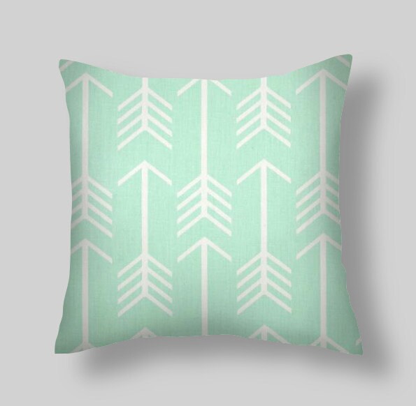 Mint Green Pillow Cover Green Decorative Pillows Green