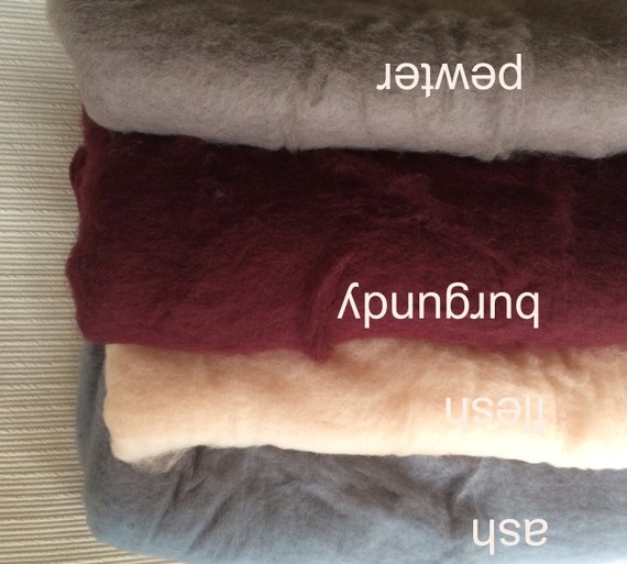 Wool fluff blanket wool fluff basket stuffer newborn photo