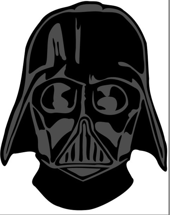 Darth Vader Head unofficial star wars SVG