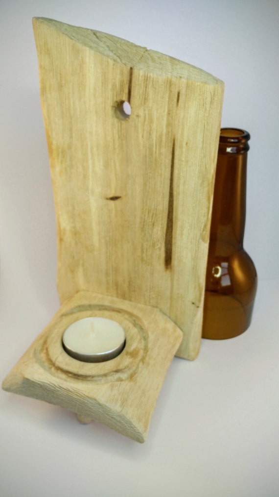 Handmade Wooden Candle Holder Natural Wooden By Jandmcraftcorner 