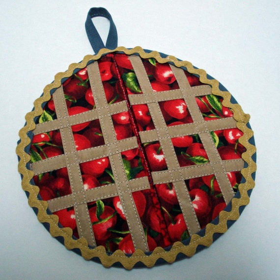 Download Cherry Pie Pot Holder Opens to Fit Hand Heat resistant