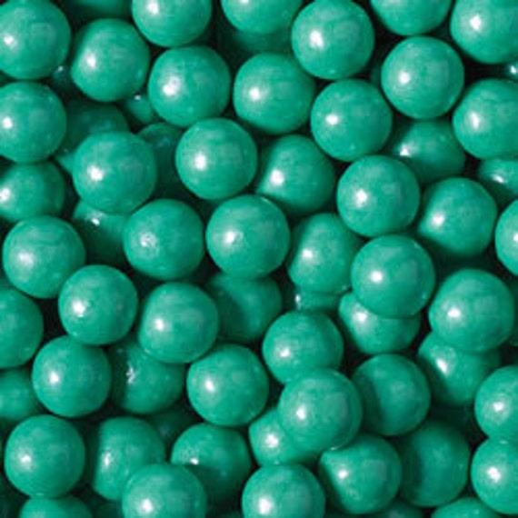 Turquiose Pearl Candy Beads Edible Cupcake Decorations 2