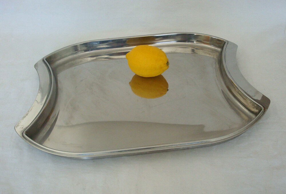 Vintage Gottinghen 18/10 Stainless Steel Tray Italy