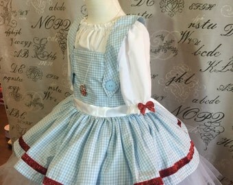 Dorothy Wizard of Oz Dress Up Hallowen Photo Prop Children Toddler Infant Costume Disney Princess