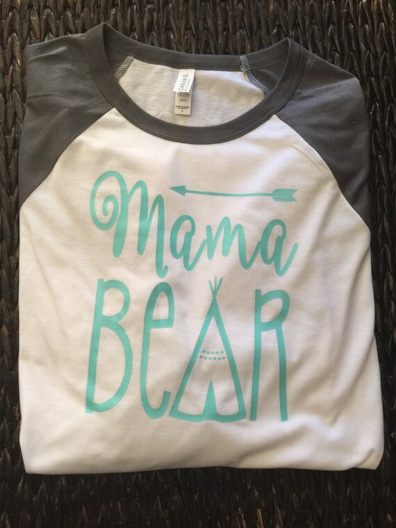 mama bear raglan shirt