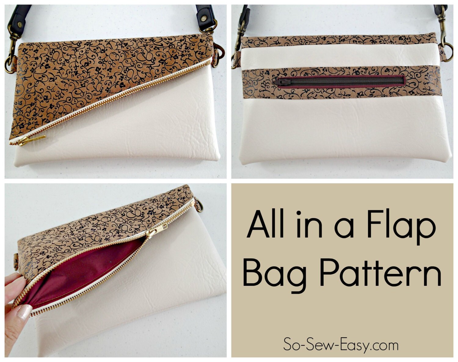 All in a Flap Bag PDF Sewing pattern