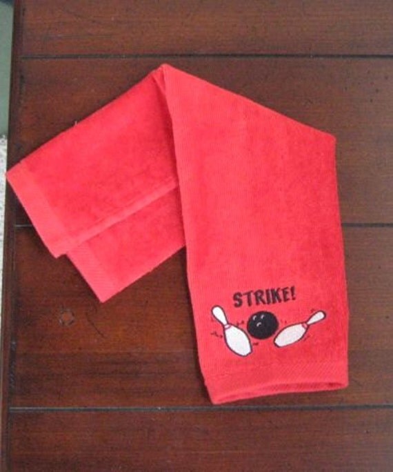 Custom Embroidered Bowling Towel Sports Towel Bowling Towel