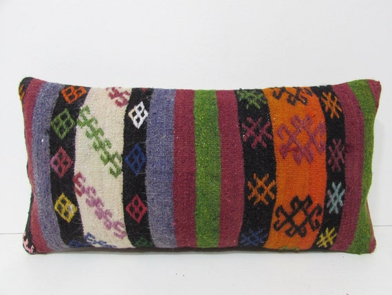 decorative pillow long throw pillow ethnic pillow cover floor