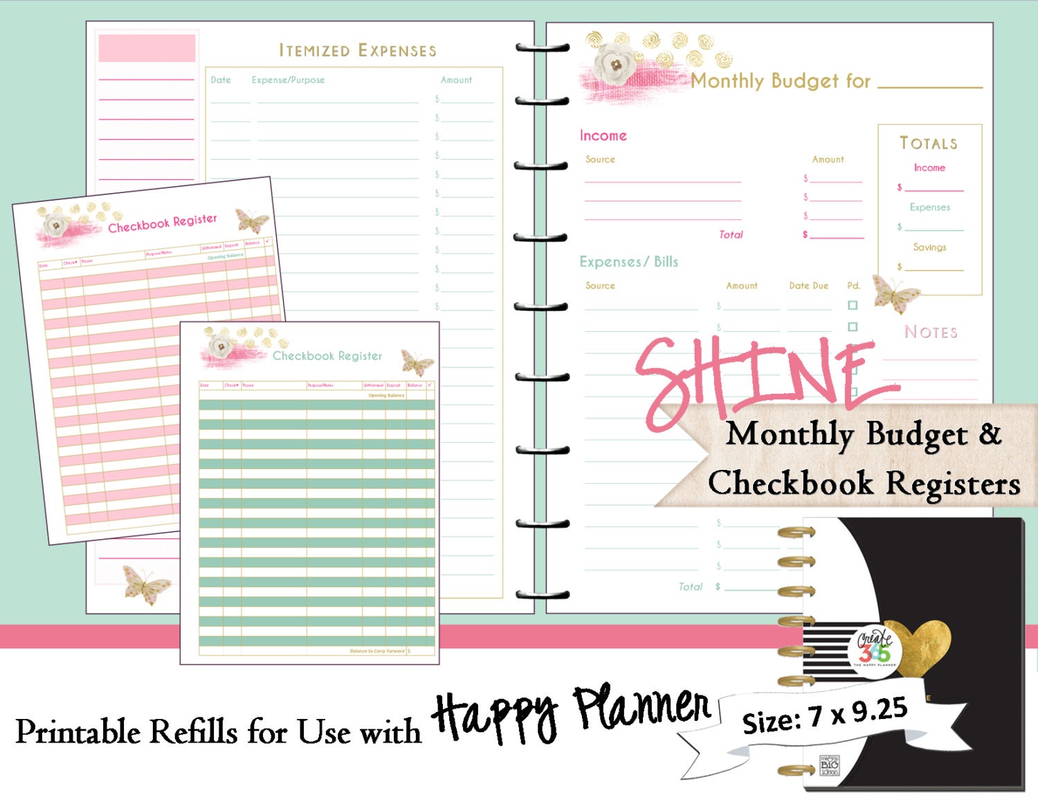 happy planner budget planner