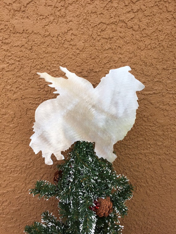 Rough Collie angel Dog Tree Topper Holiday by