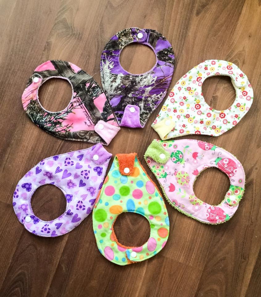 Pacifier Bib holds pacifiers toys dummy paci soother for baby