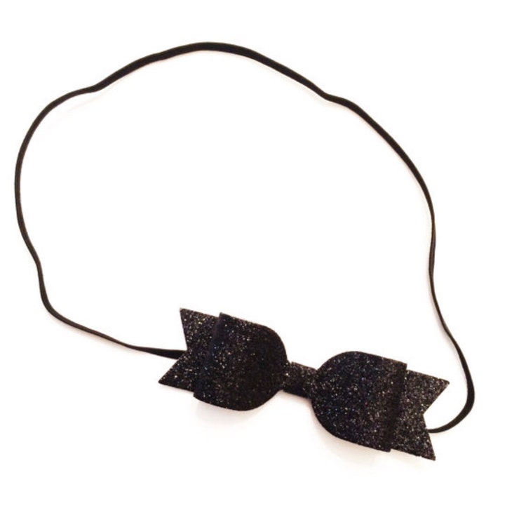 Baby/Child/Girls Gold Glitter Headband or Hair by JandGhandmade