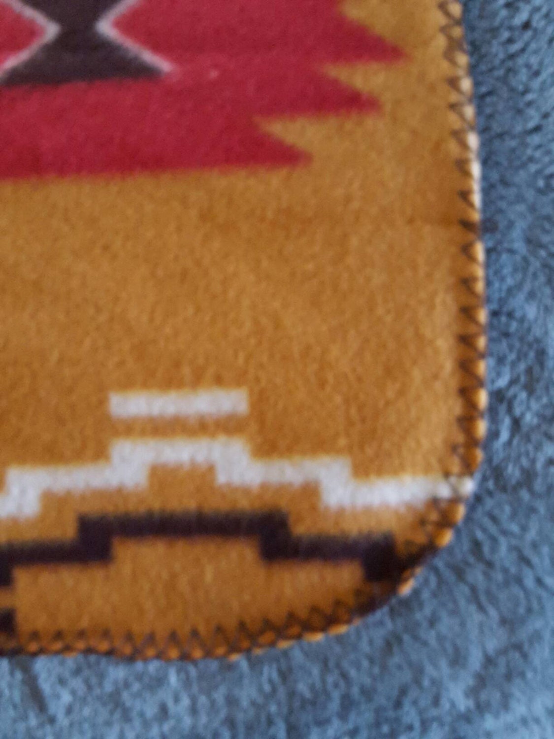 Native American print baby blanket by AnaAndAurora on Etsy