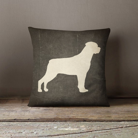 Rottweiler Pillow Decorative Pillow Custom Dog Pillow Cover