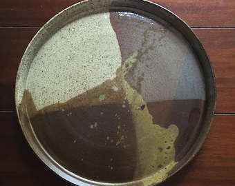 Ceramic dinner plate// hostess gift//serving plate