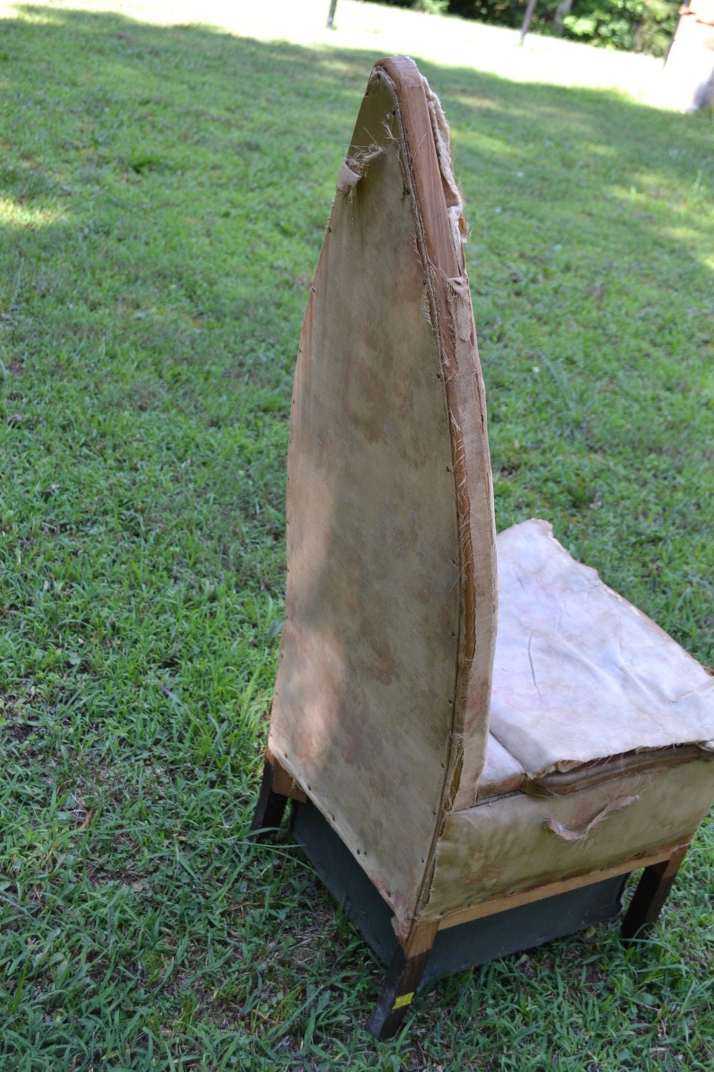Vintage Sewing Chair Chest Box Storage Converted Ironing Board