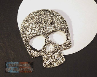 Charm Skull, Charms, jewellery, creation, accessory, pendant, jewellery making, jewellery craft, material, making, craft material