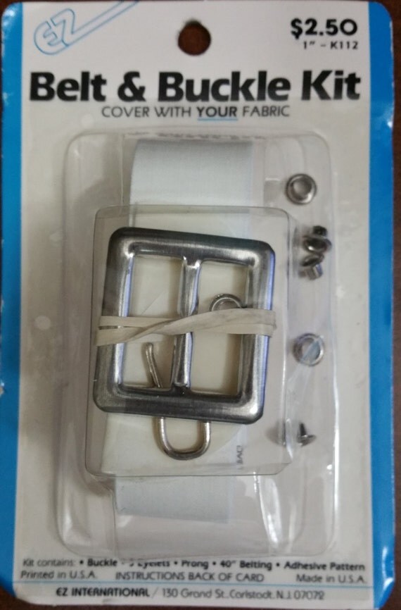 Vintage EZ International Belt & Buckle Kit New in Sealed