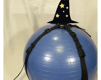 Exercise Ball Dildo Harness. Mature. Vegan Friendly BDSM