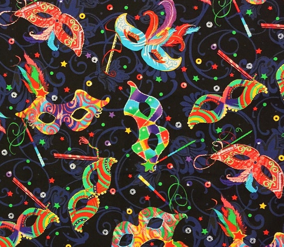 mardi gras fabric by the yard