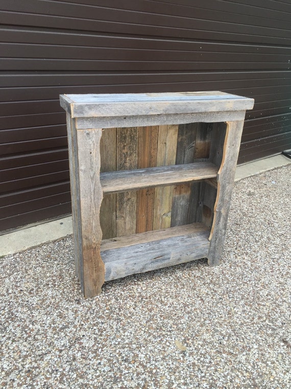 Barn wood style shelf by RestorationCrown on Etsy