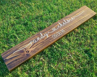 Customized 1/2 Baseball Bat Wall Decor by LittleKnacks on Etsy