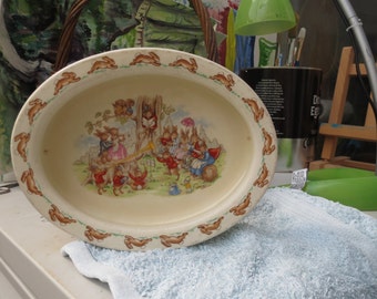 Bunnykins Vintage Royal Doulton Dish for child