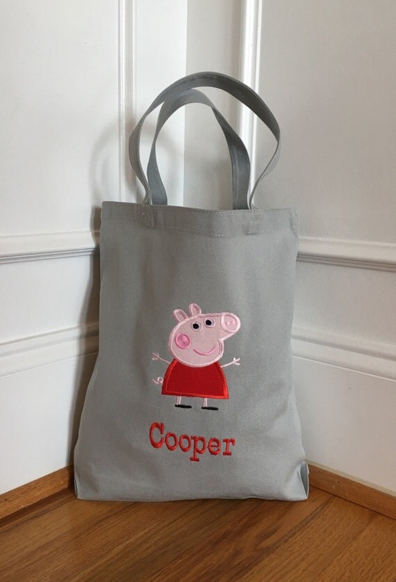 Personalized Peppa Pig Tote/ Bag