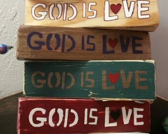 Items similar to Printable God is Love Religious Christian Valentine ...