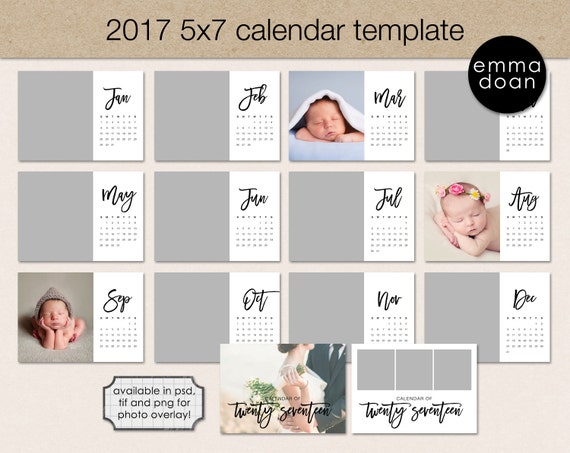  OFF 2017 5x7 Calendar Template 2016 Pocket Calendar