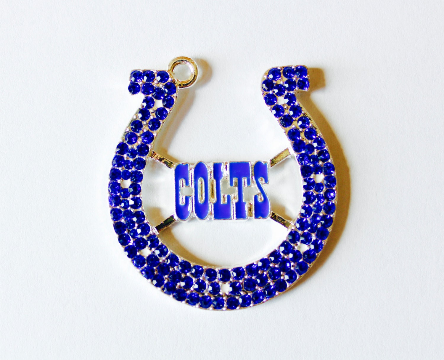 Rhinestone Indianapolis Colts Pendant From Elysenmollyboutique On Etsy