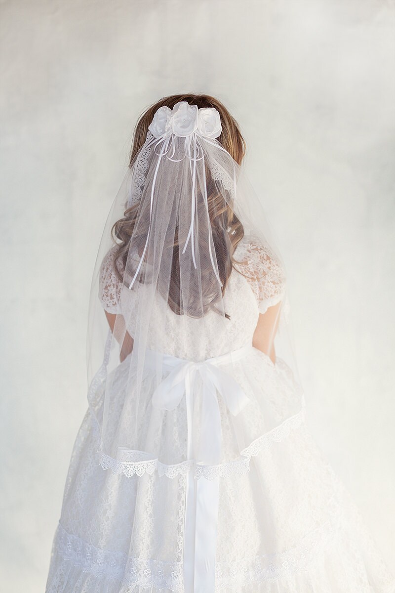Girl's Veil Flower Girl Veil Bridal Veil Wedding