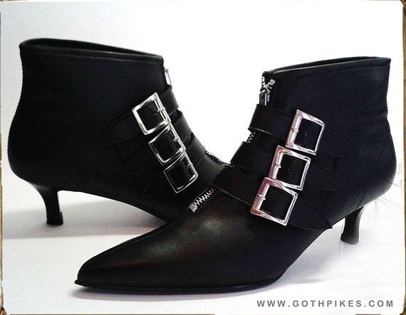 goth pikes winklepicker shoes