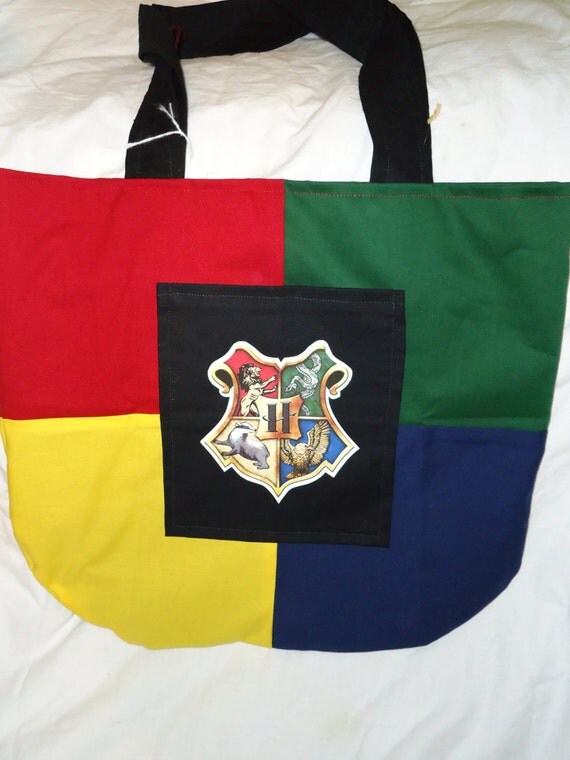 Harry Potter Hogwarts Tote Bag by GiftsWithHart on Etsy