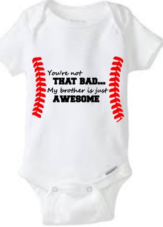 infant baseball tee onesie