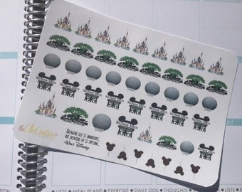 Disney Parks Inspired Icon Planner Stickers by Ella Couture by Jessica
