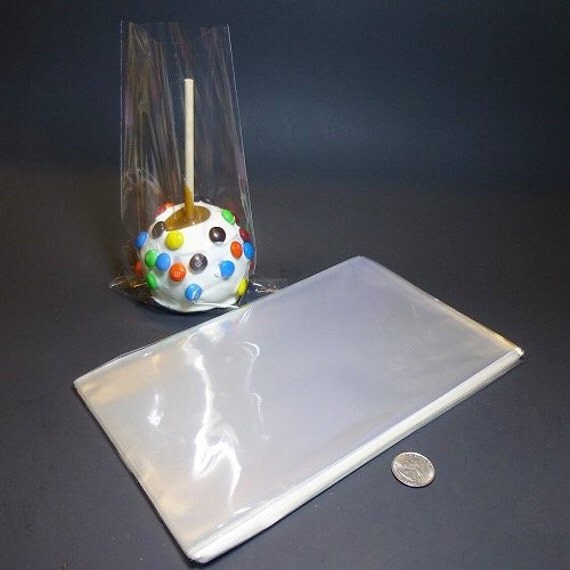 Clear Polypropylene 'Cellophane' Favor Treat Bags 6 x