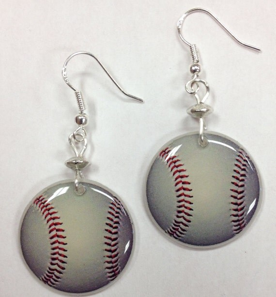 Baseball Sports Themed Earrings Baseball Mom Earrings on